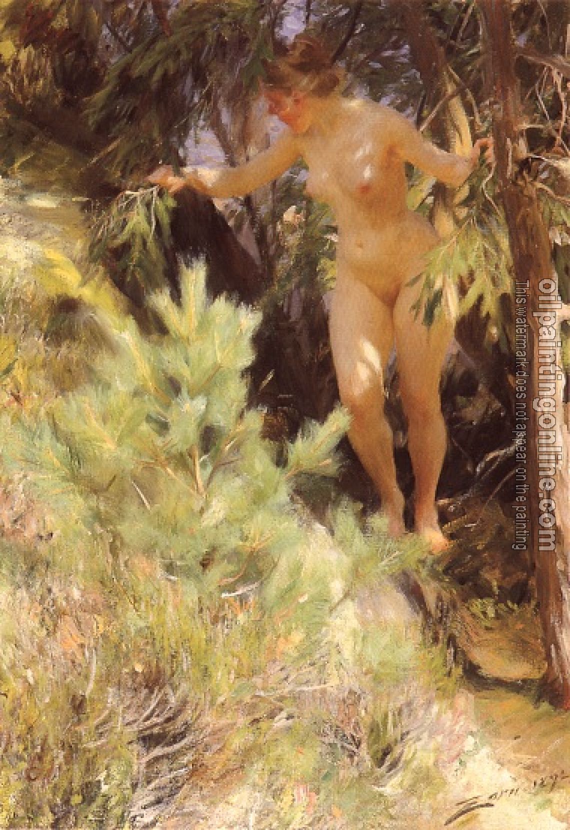 Zorn, Anders - Nude under a fir